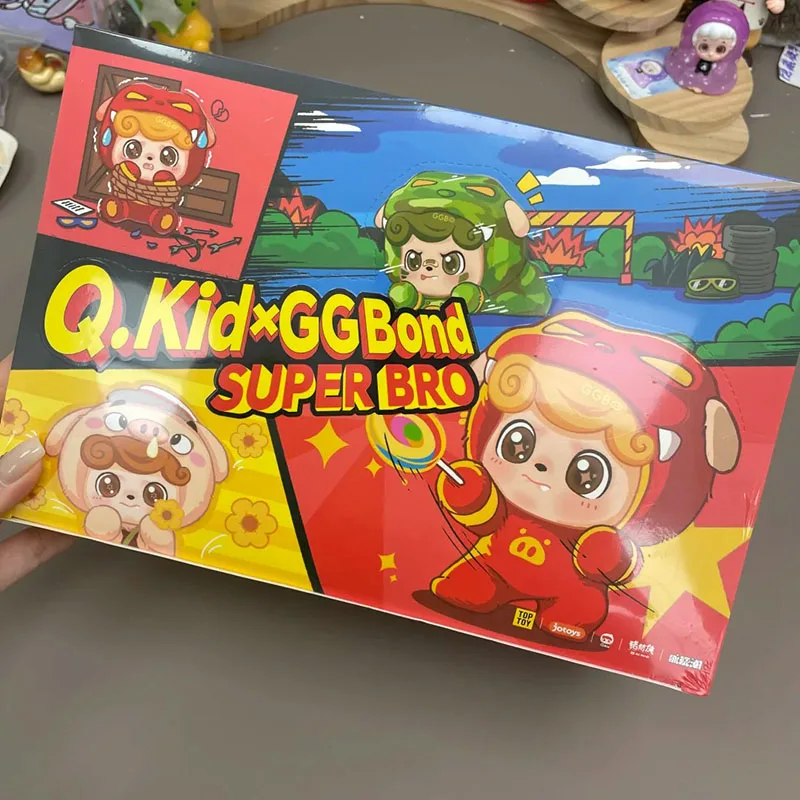 

Q.Kid X GGBond Super Bro Series виниловые куклы слепая коробка Caixa Caja Kawaii куклы для девочек и мальчиков подарок аниме игрушки