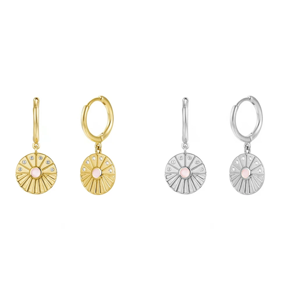 Pendientes De Aro De estilo coreano para mujer, aretes De Plata Recubierta, Clips De Oro, gran tamaño, Simple, venta al por mayor