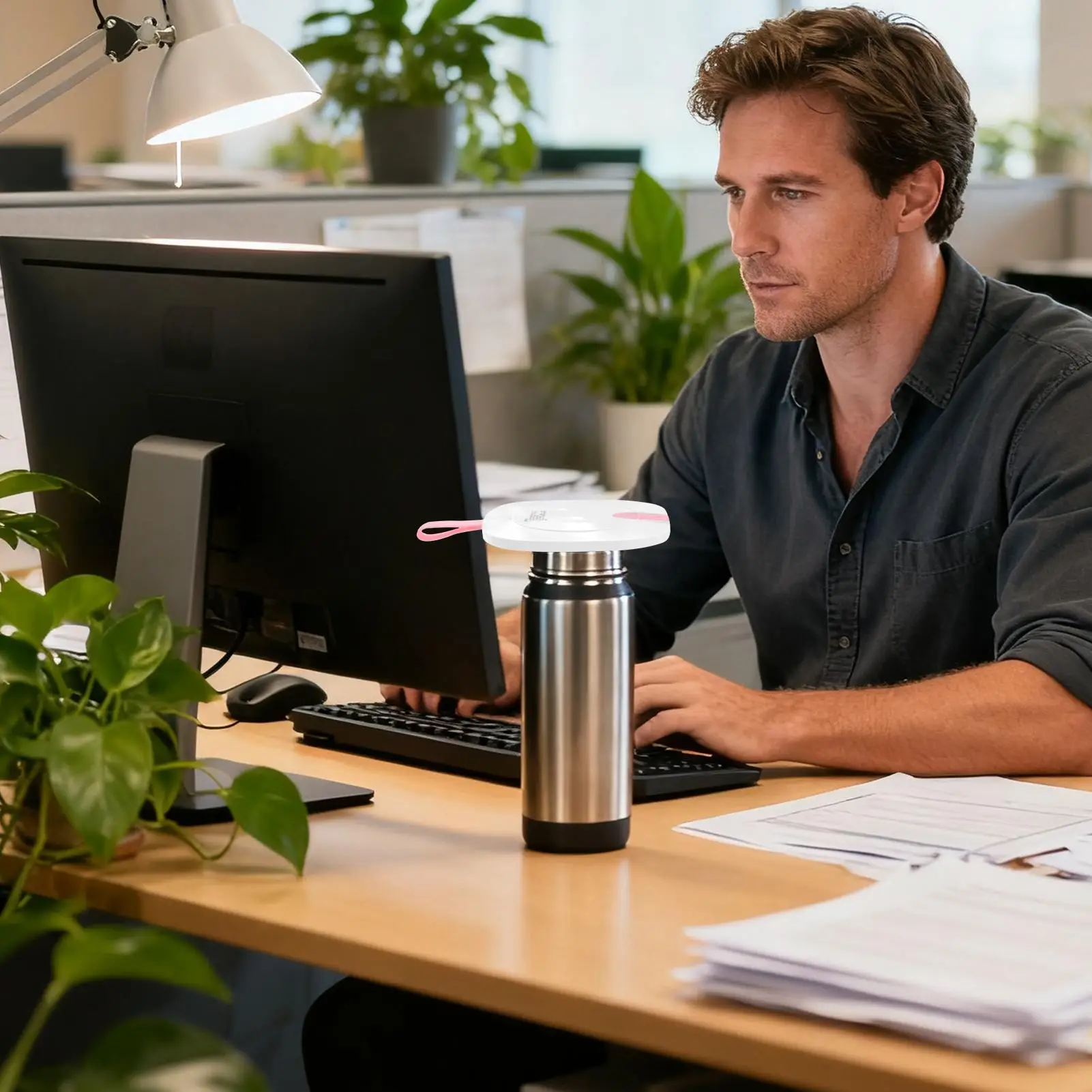 السفر معقم الزجاجات غطاء غطاء تصميم LED الأشعة فوق البنفسجية ضوء 7100mAh آلة معقم للزجاجات القدح كوب عضاضة أجزاء مضخة الثدي #3