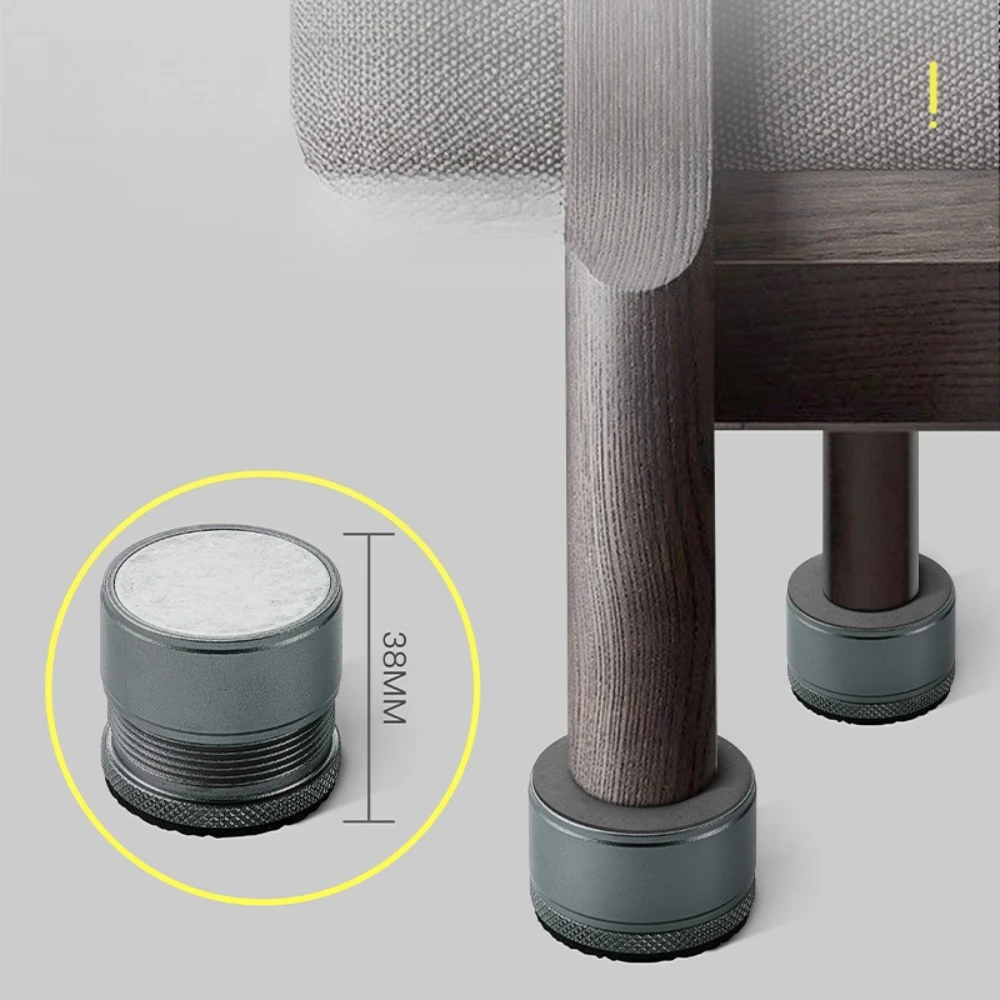ユニバーサル防振家具パッド調節可能なフットパッドサイレントテーブルベッドソファフィートパッド滑り止め家具保護フットベース