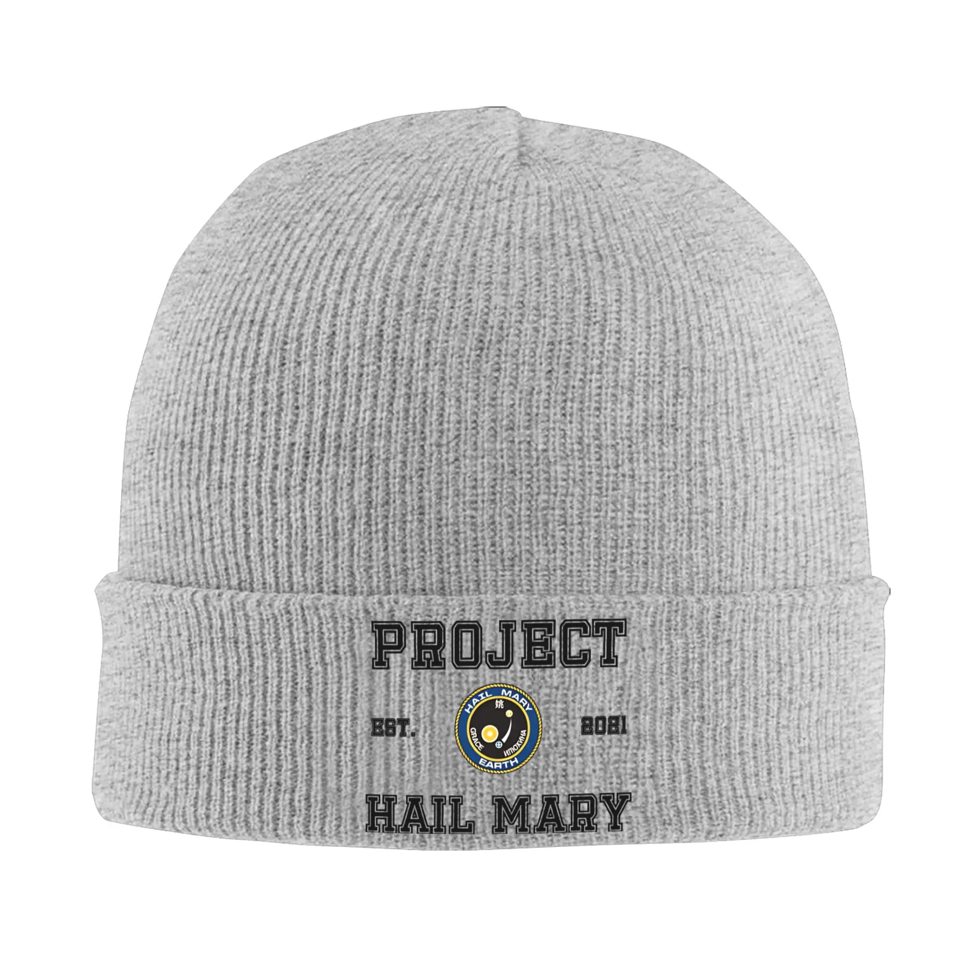 Project Hail Mary CollegeUniversity Style  Hats Autumn Winter Beanie Ski  Cap Unisex Acrylic Bonnet