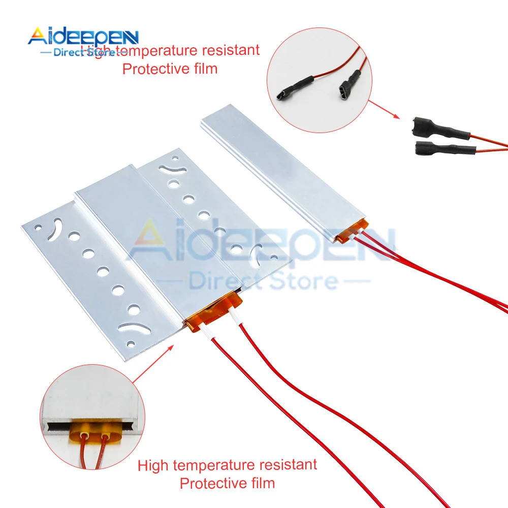 110V/220V/12V 180-290 Degrees Celsius PTC Heaters Heating Element Hair Dryer Accessories Curlers Heater Poultry Incubator 1 Pc