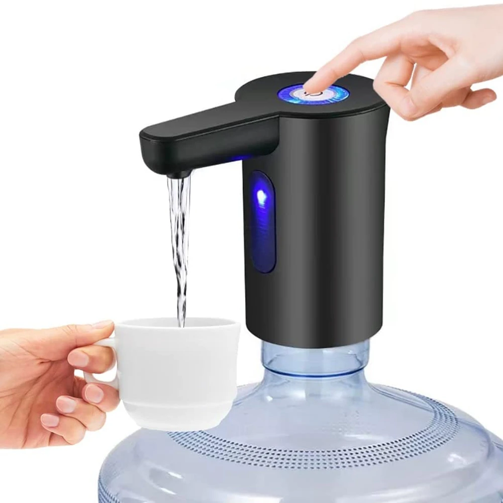 Water Dispenser Pump, Electric Drinking Water Pump,Portable Automatic Water Bottle Pump for 2-5 Gallon Bottle(Black)
