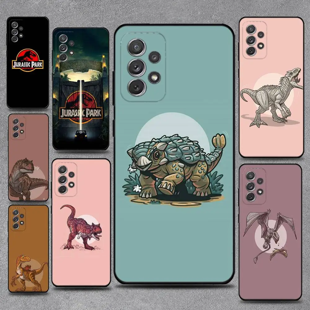 

J-Jurassic Park Dinosaur World Phone Case For Samsung S25,S24,S21,S22,S23,S30,Ultra,S20,Plus,Fe,Lite,Note,10,9,5G Black Cover