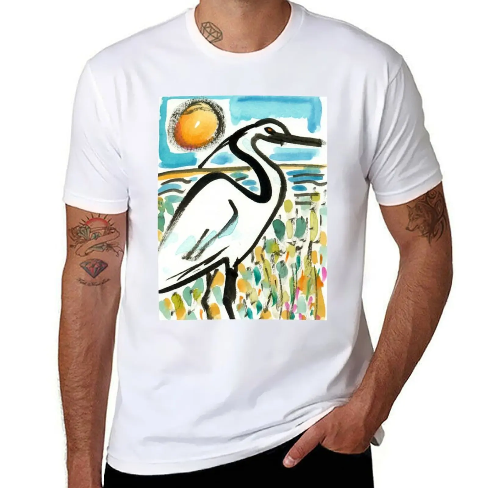 

Great Egret T-Shirt anime t shirts oversize essential t shirt T-Shirt