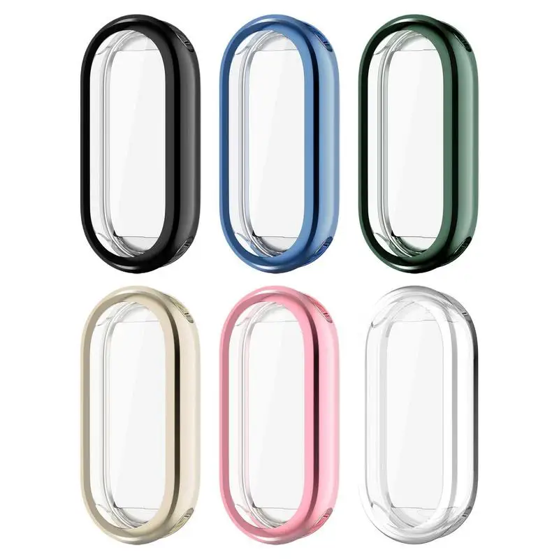 Protective Cover For Xiaomi Mi Band 8 Screen Protector For Miband Smart Watchband Full Protective Cover Case Strap Bracelet