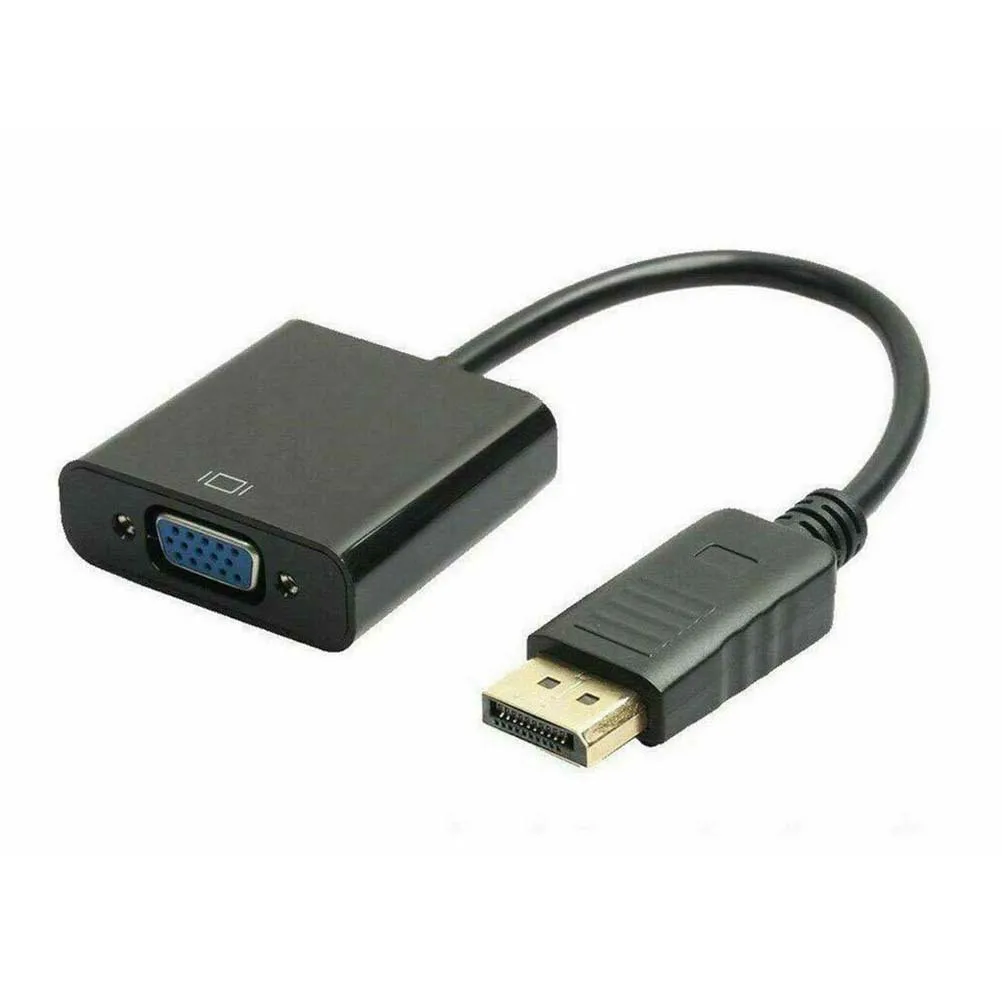 

To Vga Cable 1080P Powered Video Converter Male To Female Adapter For Multi Display Black Audio Video Connector