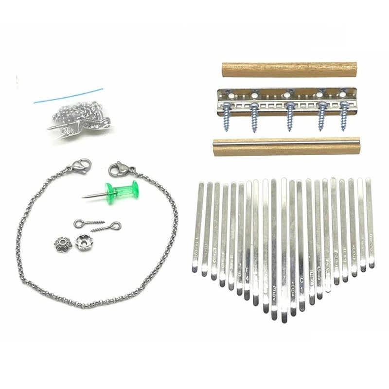 17 21 Keys Kalimba Accessories DIY Thumb Piano Shrapnel Professional Mbira Replacement Keyboard Percussion Instrument Parts