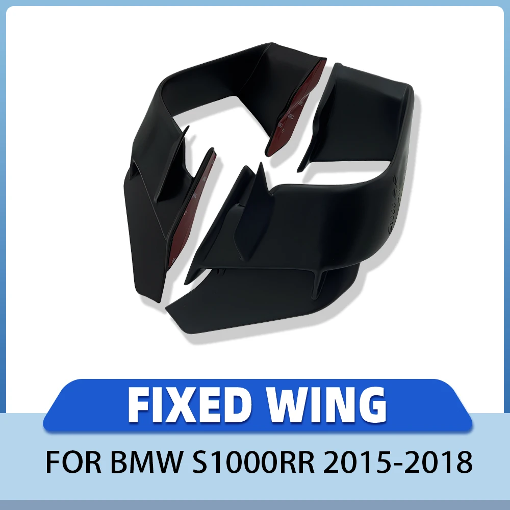 

Motorcycle Aerodynamics Fixed Wing Fairing Side Wing Suitable For BMW S1000RR 2015 2016 2017 2018 High-Quality ABS