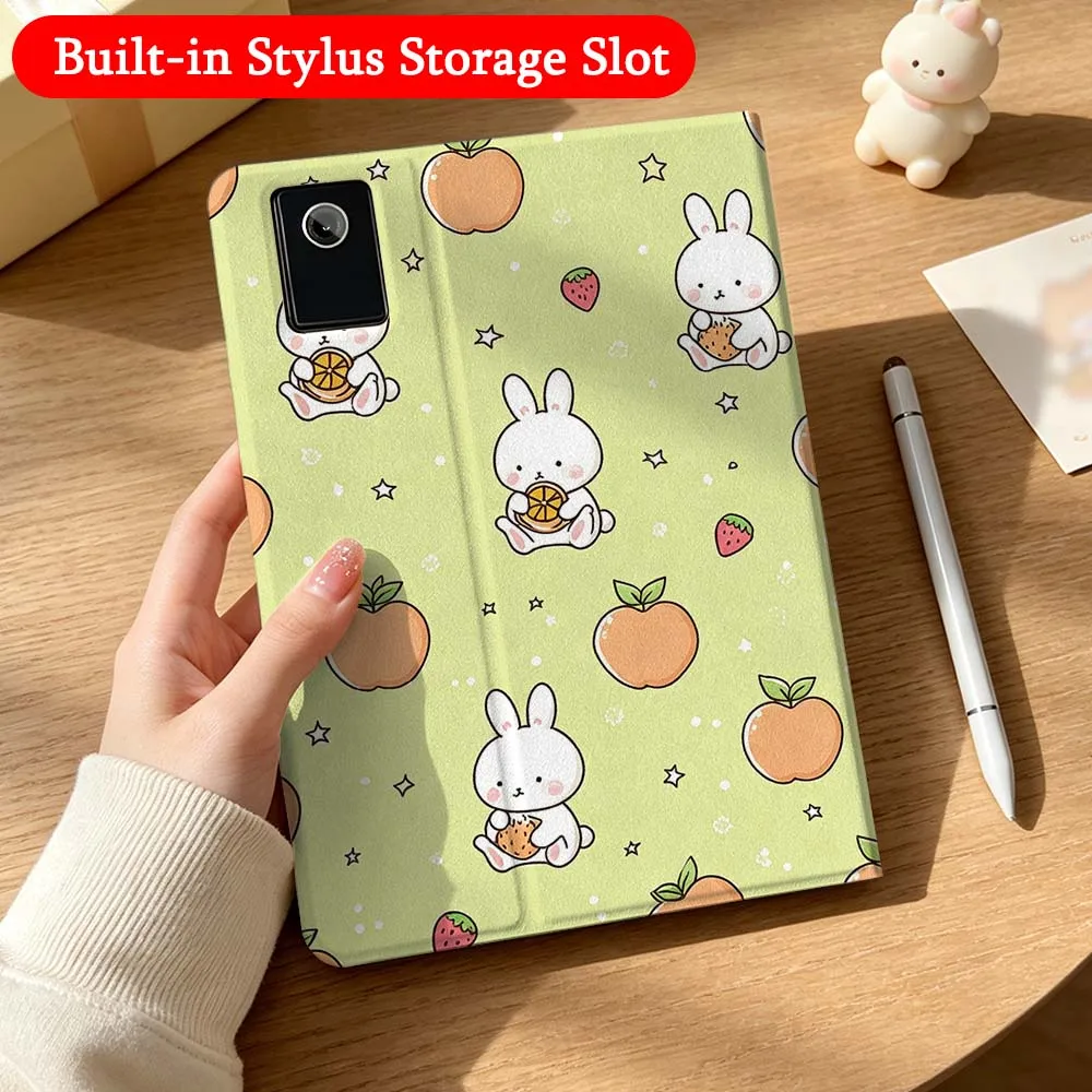 Luxury Cat Dog Pig Case For Lenovo Idea Tab K10 M10 P11 P12 Xiaoxin Pad Pro GT Plus 10.6 11 11.1 inch 2025 Folding Tablet