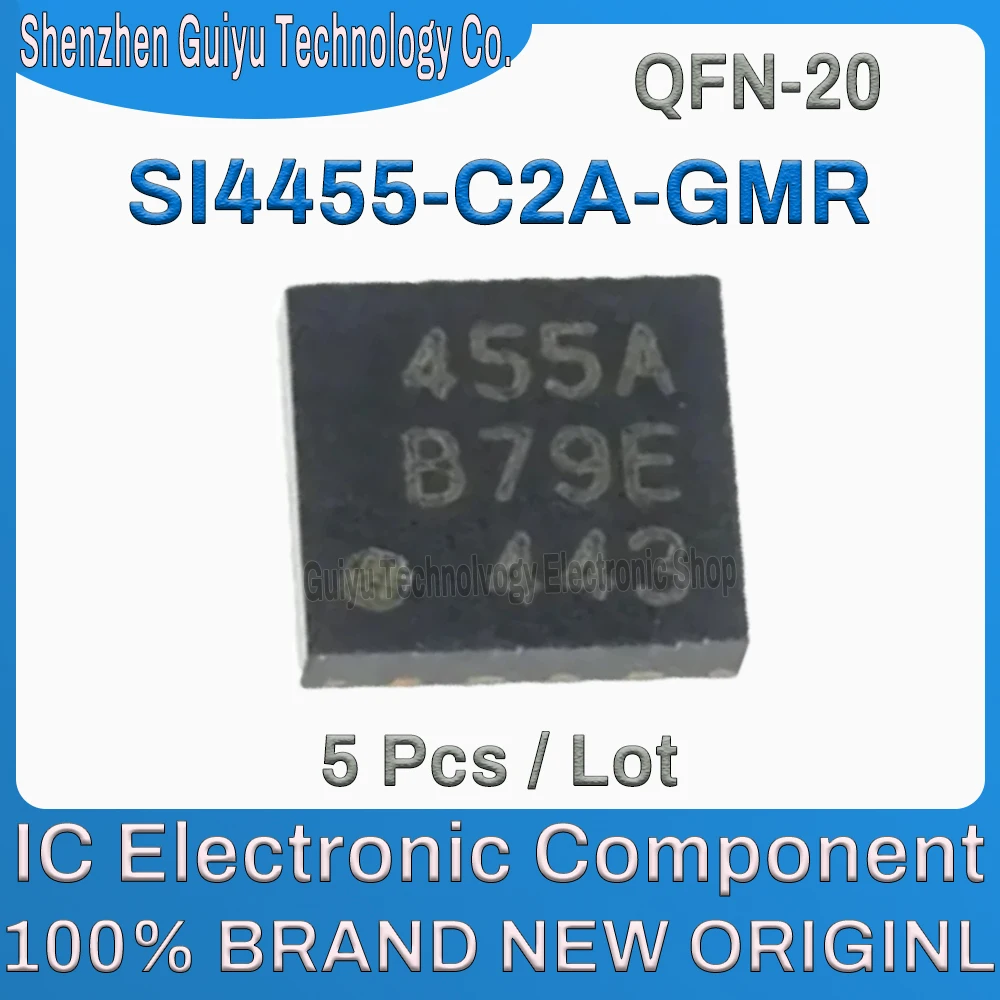 

5Pcs/Lot SI4455-C2A-GMR SI4455-C2A SI4455 QFN-20 IC Chip