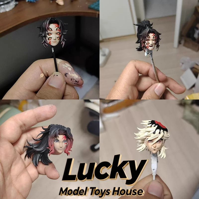 

Модель головы аниме-персонажа 1/12 с тонкой росписью и неподвижными волосами, аксессуар для сцен, для 6-дюймовых тел V/Windtoys Romankey