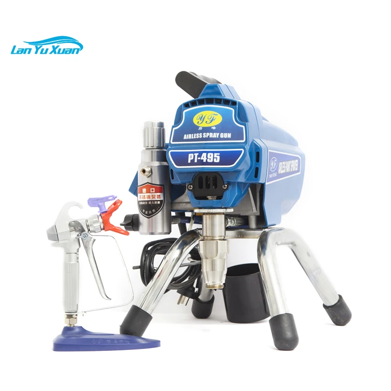 

DIY Industrial Airless Paint Sprayer PT-495 Electric High Pressure 110V Steel Machine Airless Paint Sprayer