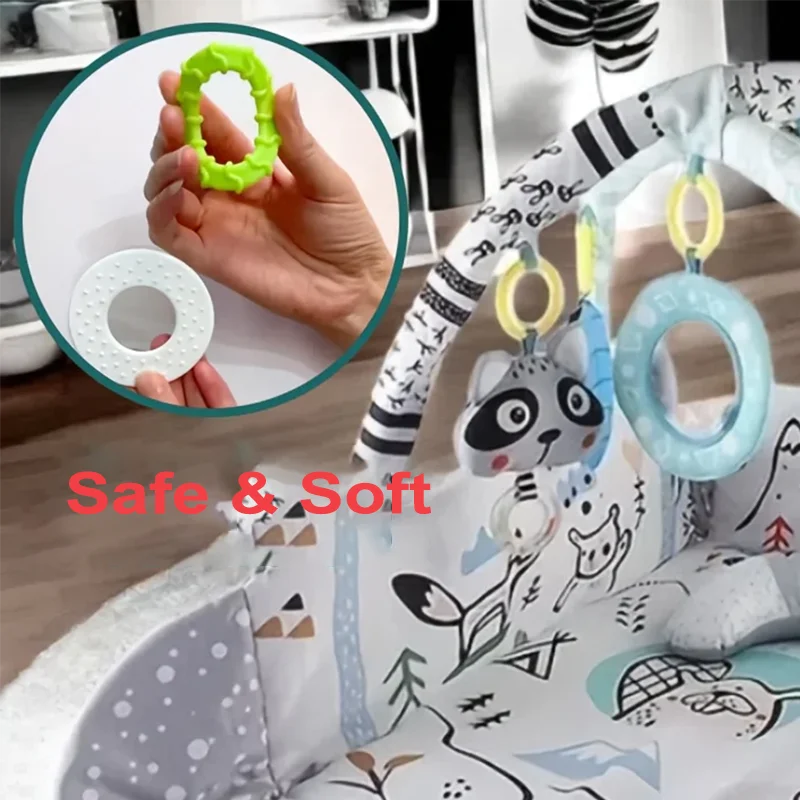 4in1 الطفل تلعب حصيرة سميكة الوليد الاطفال النشاط رياضة الزحف بطانية الرضع لوحة ألعاب اللياقة البدنية السجاد التعليم المبكر لعبة هدية