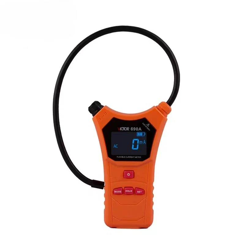 

New VC690 Coil Flexible Clamp Ammeter High-precision Milliampere Level AC/DC Leakage Electrical Universal Use