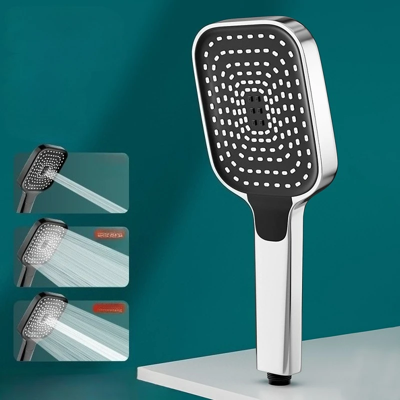 

Adjustable Shower Head 3 Modes High Pressure Large Flow Water Saving Bathroom Accessories