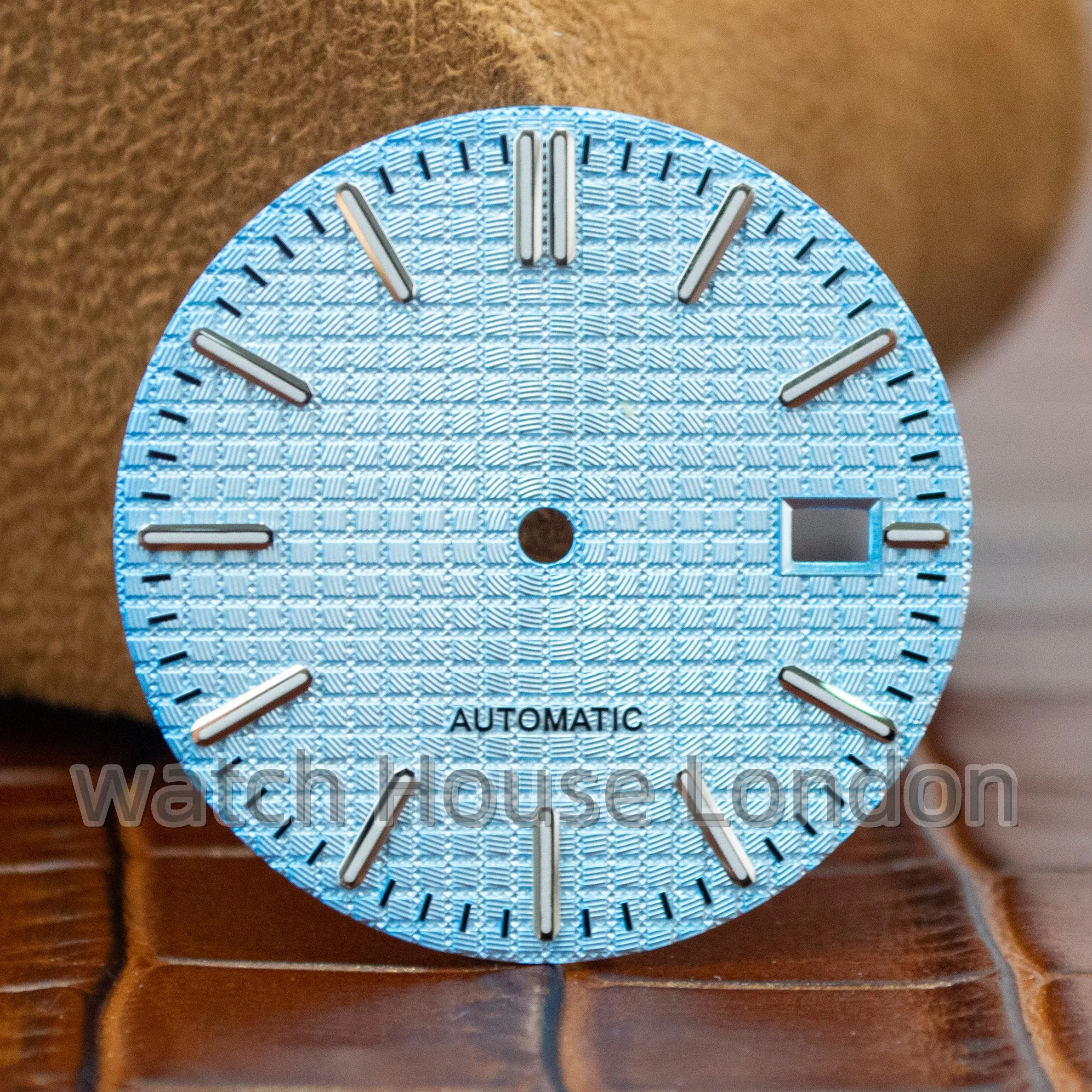 31.8 مللي متر NH35 الهاتفي الأيدي لحركة NH35A رويال أوك ap ساعة الطلب مؤشرات الوجه الإبر اكسسوارات الأخضر مضيئة ساعة أجزاء