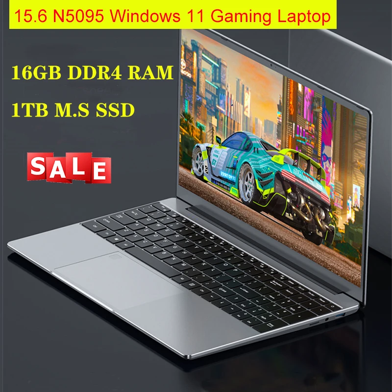 

2023 Cheapest 15.6 inch Windows 11 Notebook Laptop 16GB RAM 1TB/512GB/256GB SSD Fingerprint Unlock Gaming Computer