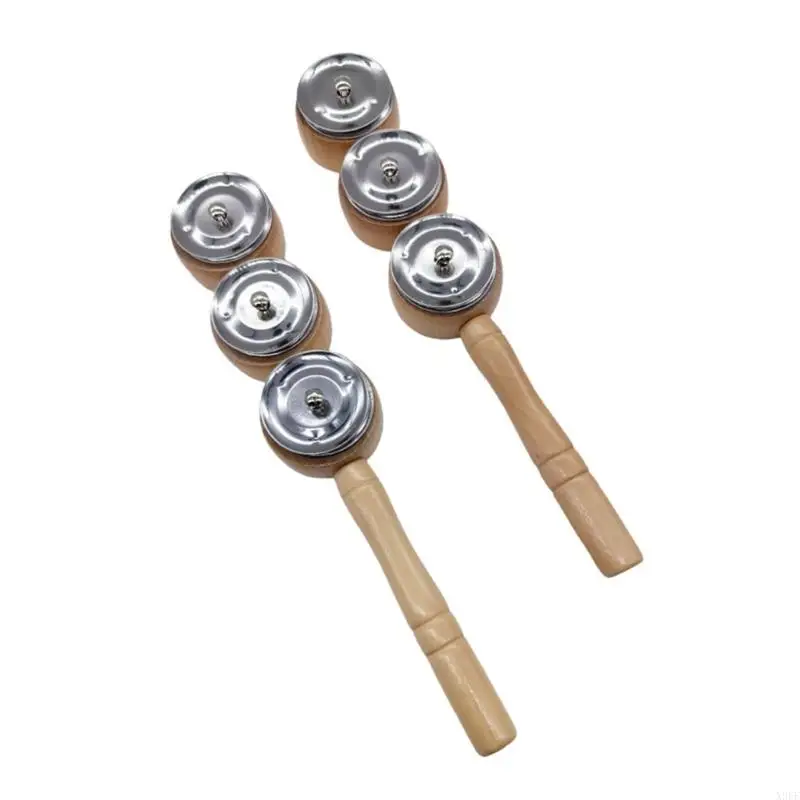 

X9ff Tambourine Sticks Percussion Instruments Ручные колокольчики