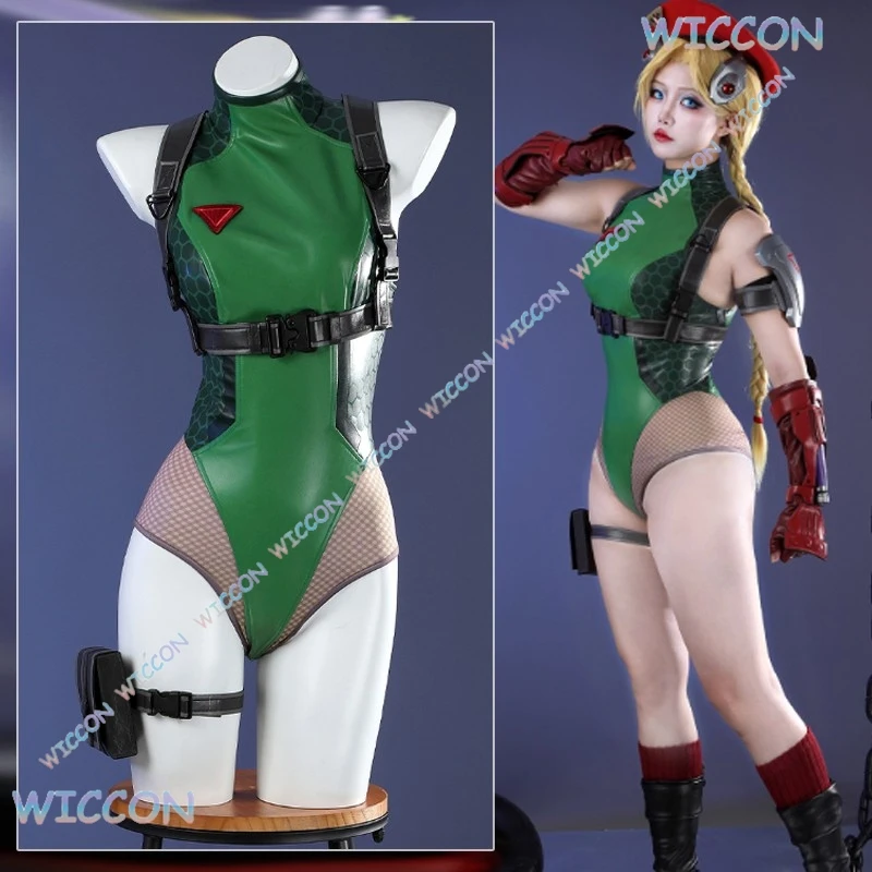 

Игра OW Widowmaker Косплей Костюм Истребитель Cammy Комбинезон Парик Взрослые Женщины Перчатки Шляпа Наряды Хэллоуин Карнавальный Костюм Партии