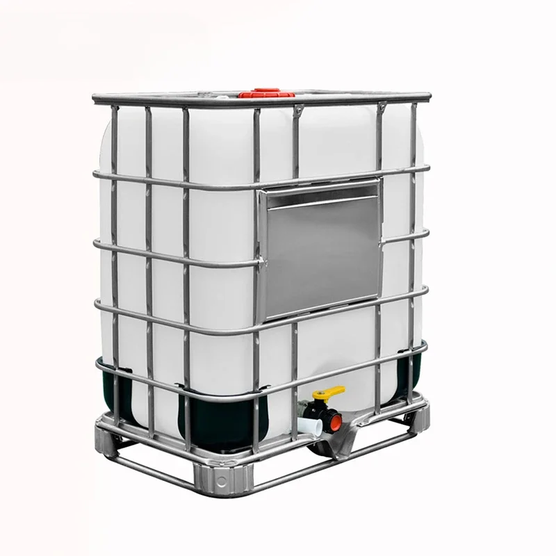 1000l 500 liter stainless steel ibc plastic food grade tote chemical tank container price singapore