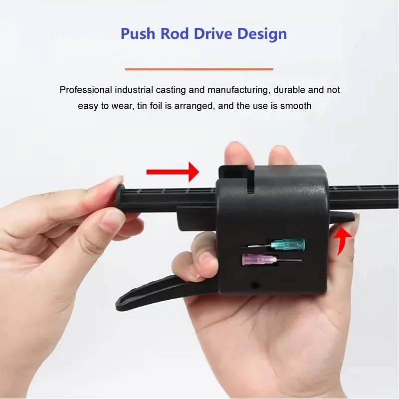 Luowei LW-G1 Manual Pusher Welding Oil Hand Pressure Booster For 30CC/55CC AB Glue Soldering Flux Dispensing Glue Caulking Gun