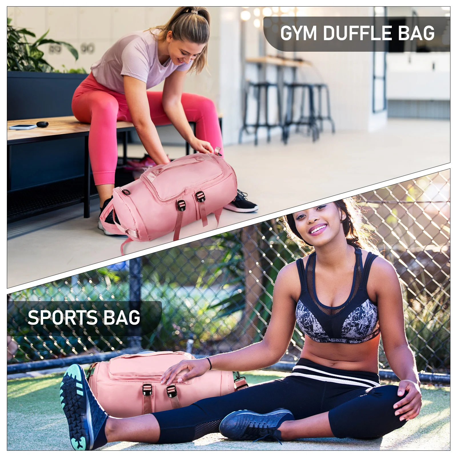 حقيبة ظهر رياضية متعددة الاستخدامات للسفر والمشي لمسافات طويلة والتمارين الرياضية وحقيبة الجيم وحقيبة الظهر والمشي لمسافات طويلة