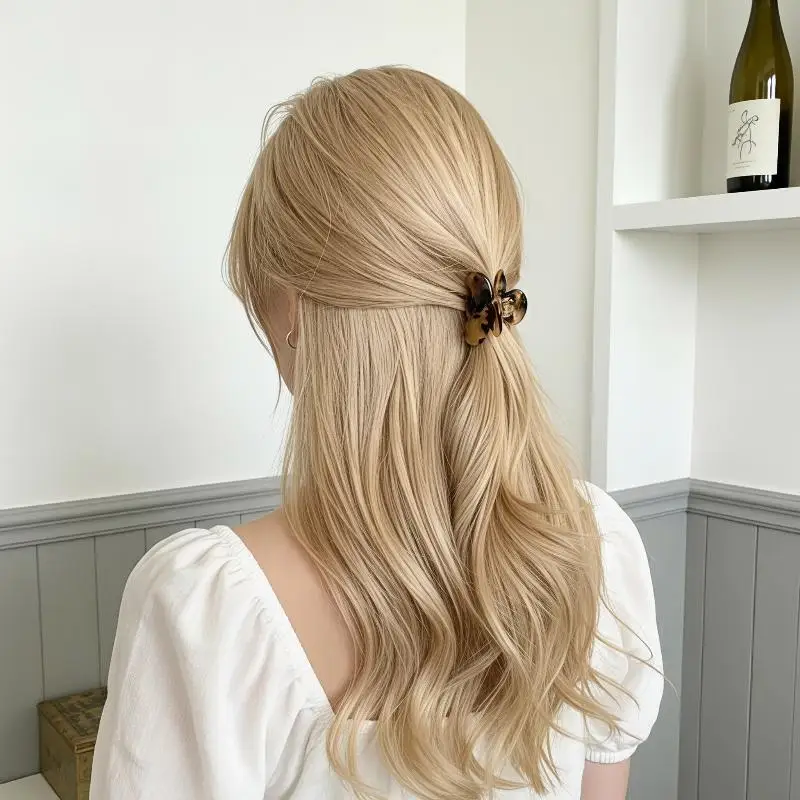 2026 New Korean Fairy Mini Delicate Hair Claw Clip Stylish Hair Accessories for Women Festival Celebration Wear