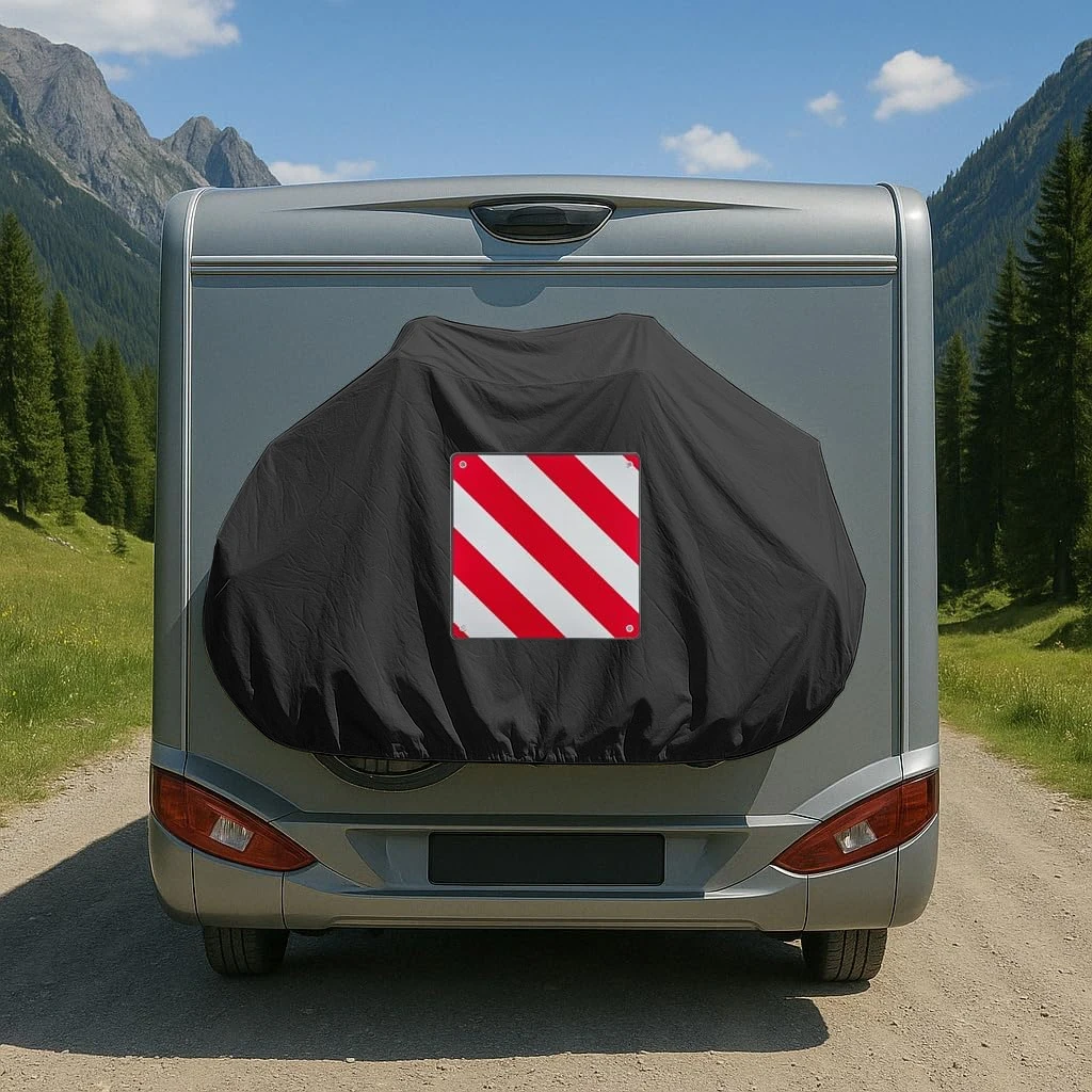 Copertura per bicicletta posteriore per auto multifunzionale per roulotte e camper Copertura per bicicletta impermeabile antipolvere e resistente alla neve