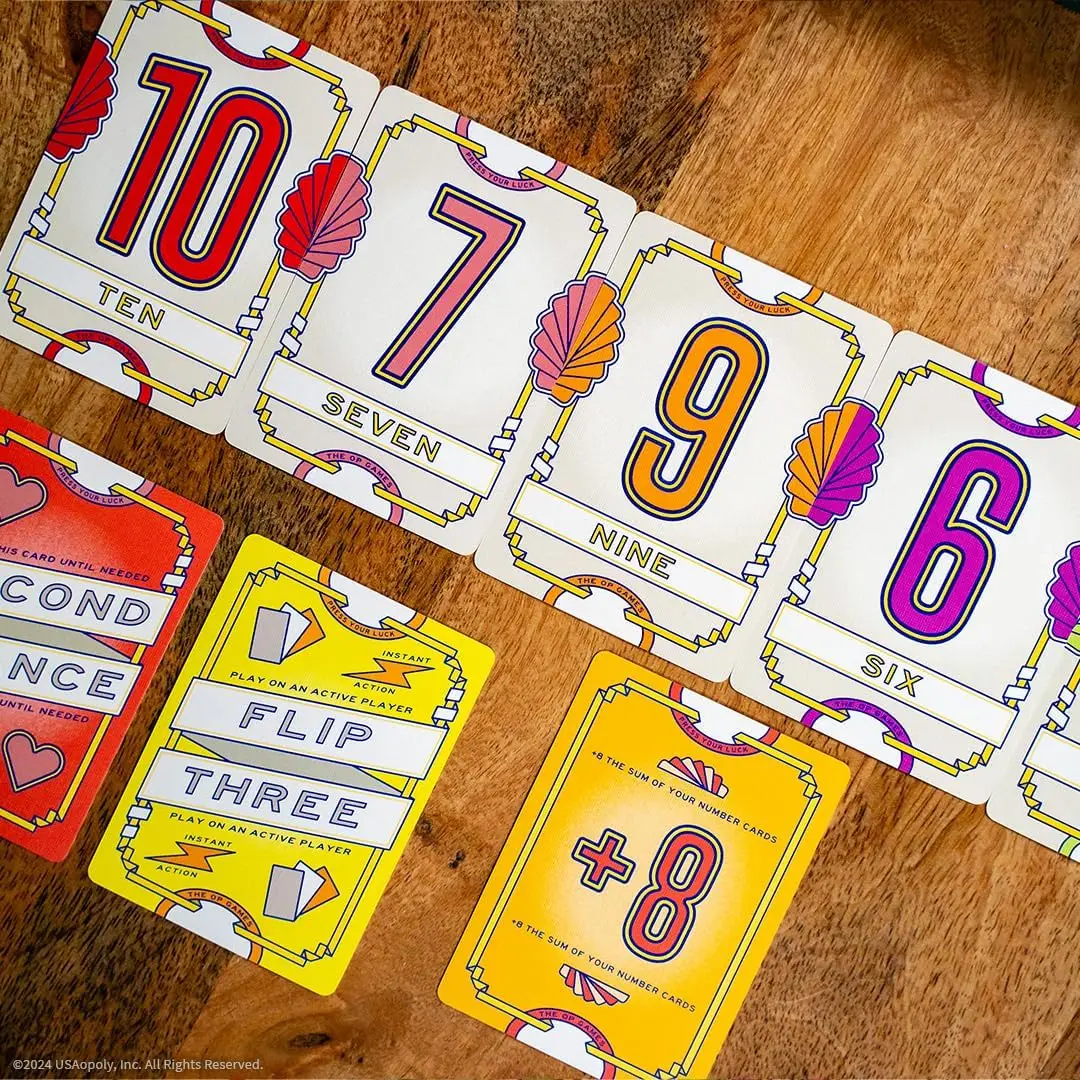 لعبة بطاقات الوجه 7 - متعة العائلة والأصدقاء 3+ اللاعبين لعبة لوحة تفاعلية للحفلات الليلية التفاعل بين الوالدين والطفل إثارة جديدة