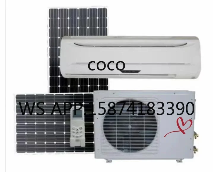 Eco-Friendly Solar Window Air Conditioner, 9000 BTU Full Solar Powered Home Cooling System