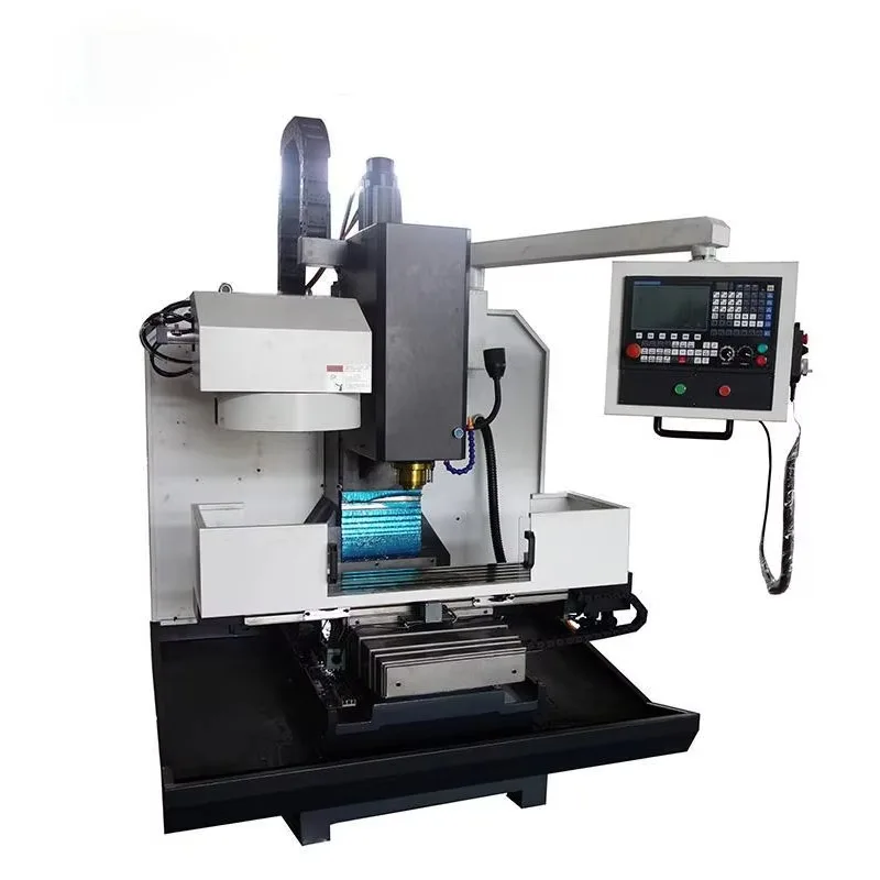 Mesin Bor dan Frais XK7126 Pusat Permesinan Kecil Dapat Menambahkan Sumbu Keempat Peralatan Pengajaran Sekolah CNC