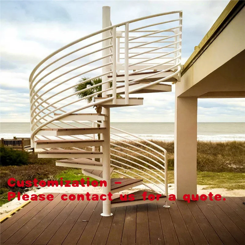 

Customize.Prima Classic Design Staircase Wrought Iron Stairs Outdoor Metal Stair