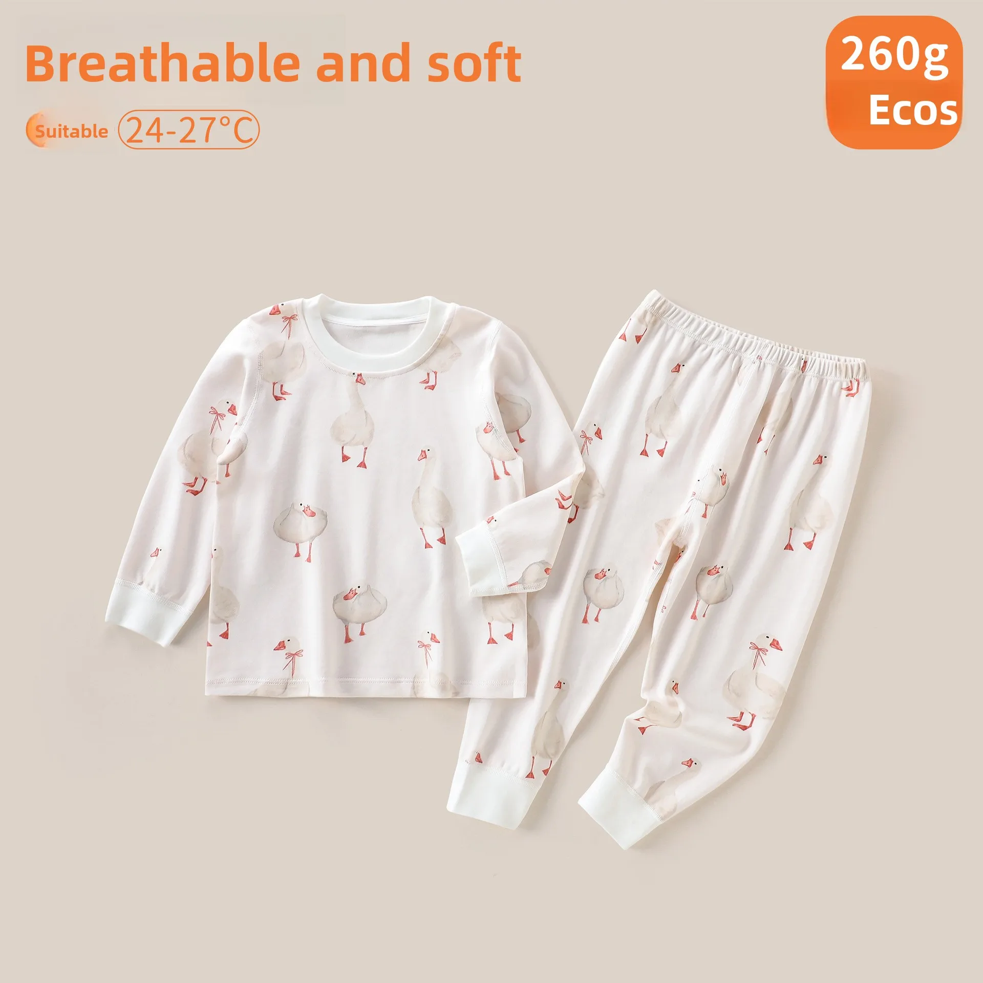 Infant children's clothing Infant A clothes Baby spring and autumn pajamas Homewear Children's underwear split set
