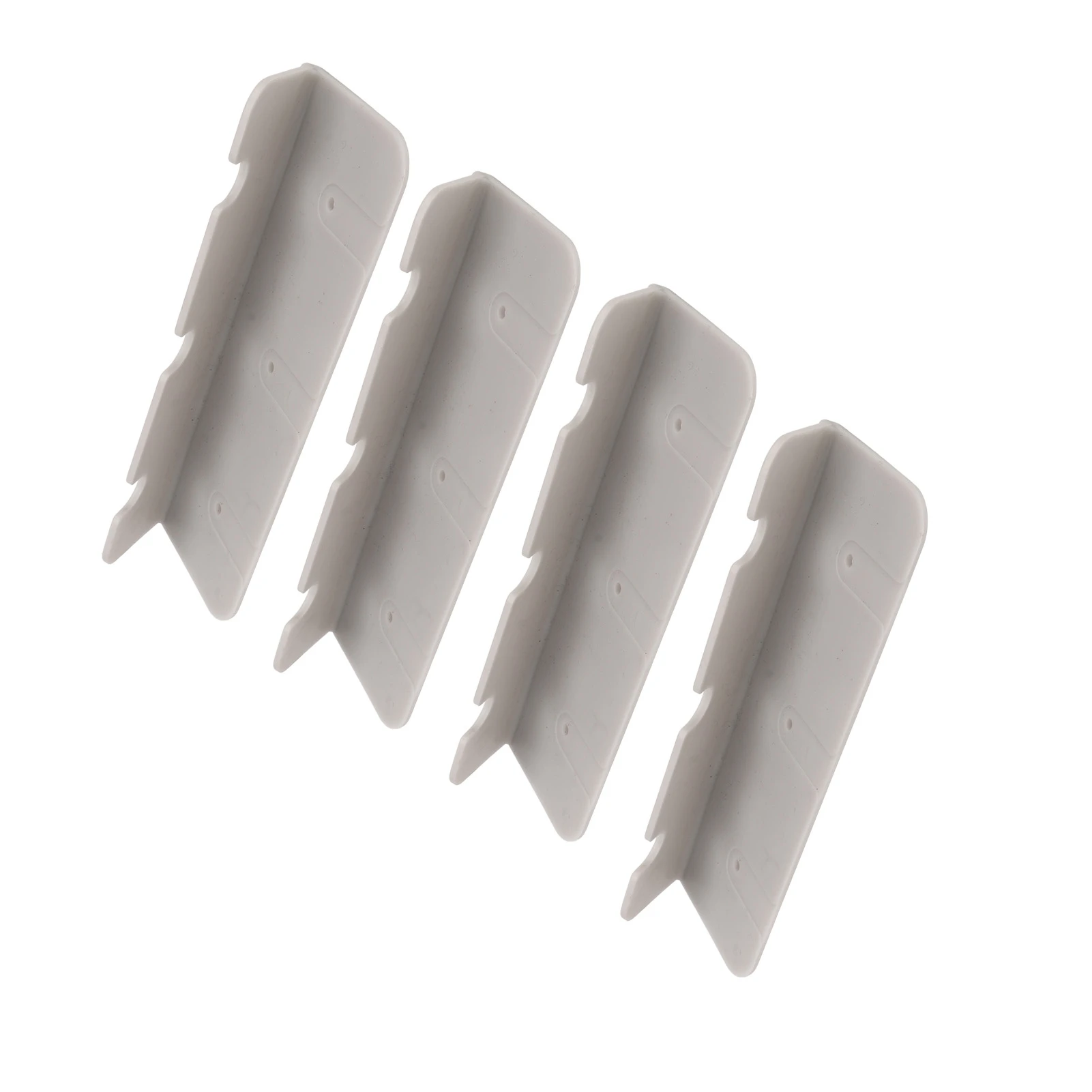 4Pcs PVC Inflatable Boat Seat Hook Clip Bracket for Inflatable Rubber Dinghy Raft Yacht Kayak Rowing Boat Accessories Gray