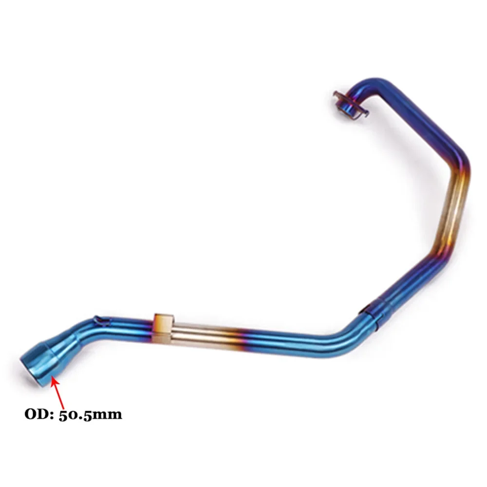 

For FZ250 FZS250 Fazer 250 Motorcycle Modified Exhaust Pipe Front Section for FZ250 FZS250 Fazer 250