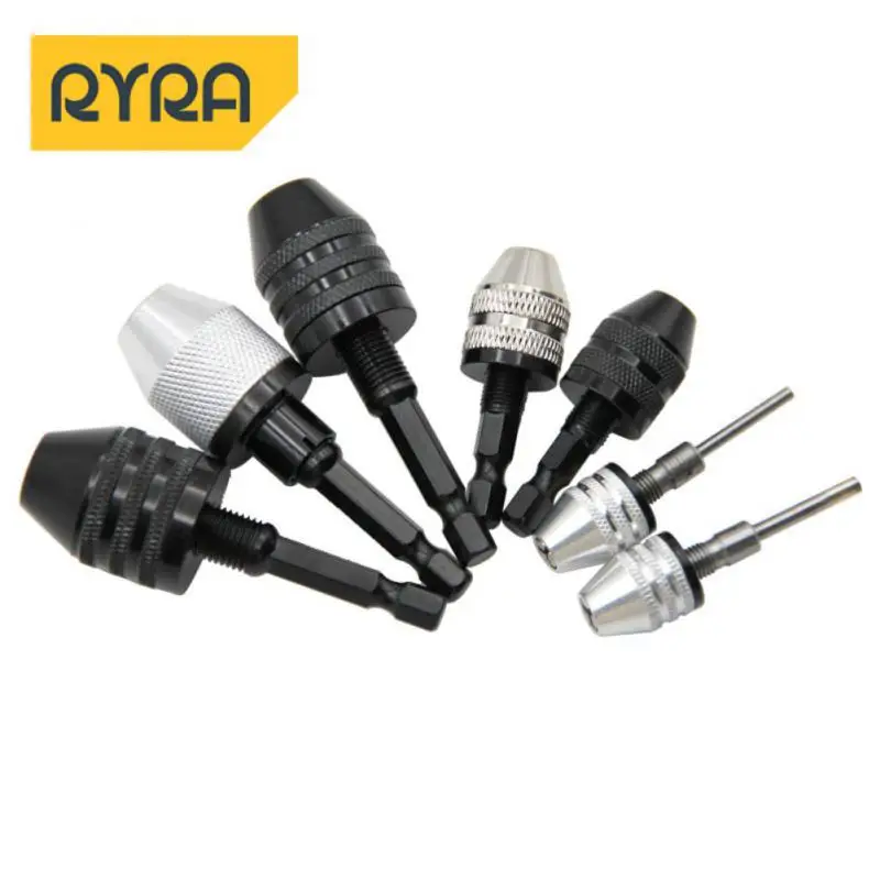 Screwdriver Impact Driver Adaptor Quick Change Converter Dril Parts Hex Shank Drill Bits Adapters Alloy Drill Chuck Adapter Mini