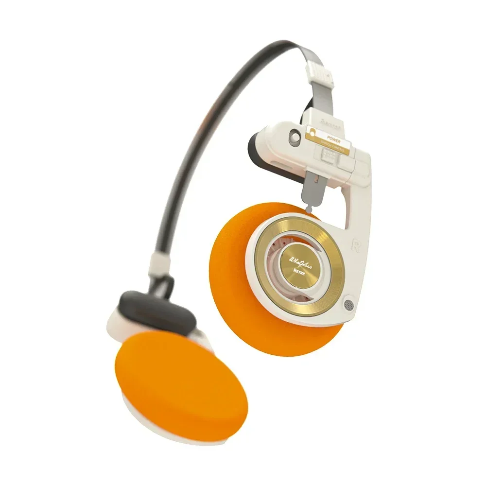 Für WhatPlus Retro3 Wireless Bluetooth-Kopfhörer, Wireless HiFi-Rauschunterdrückung, In-Ear, Faltbar, Tragbar, Ga