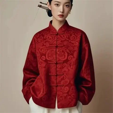 10 best sales Jacka i kinesisk stil - №6