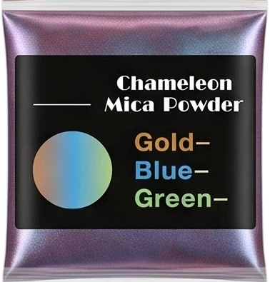 12 Farben von Chamäleon-Farbwechsel-Micapulver, Beutel mit einzigartigem mehrfarbigem Farbwechseleffekt, perfekt für alle DIY-Bastelarbeiten, Seifenherstellung – Detail 11