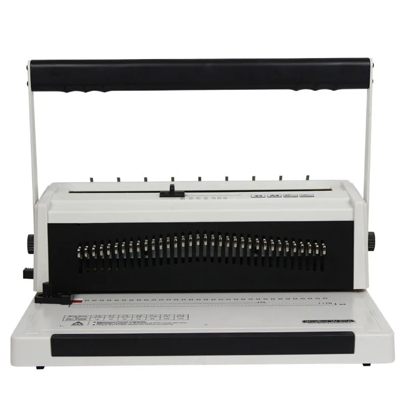 

YS-W20A Full Draw Knife Double Wire Iron Ring Binding Machine 34 hole A4 punching machine picture book desk calendar