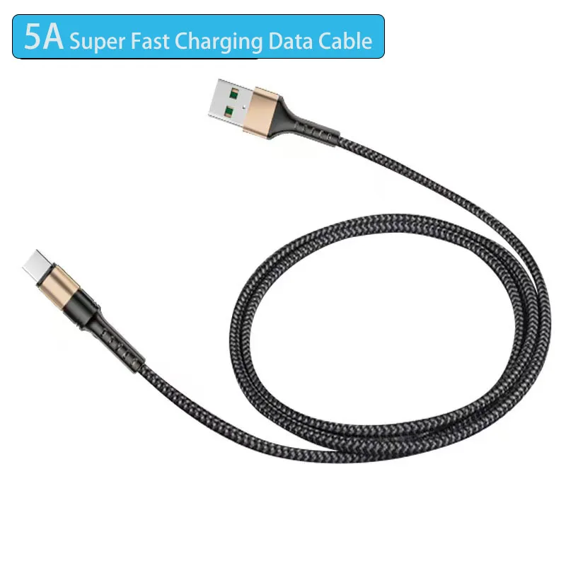 

5A Ultra Fast Charging Mobile Power Data Cable Suitable For Xiao-Mi Flash Charging 60W Mobile Charging Cable 1 Meter