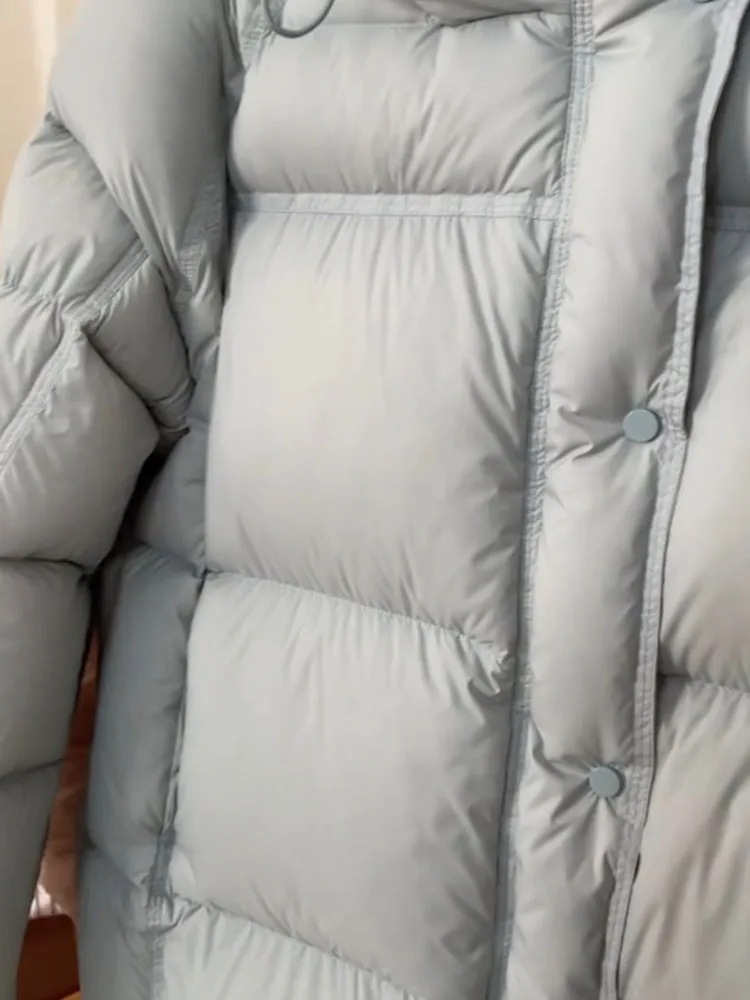 Unico ort ey Puffer Jaet Bread Sle Thi Capispalla da donna Inverno 2025 Nuova versione coreana Calda fibra di poliestere