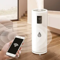 Honovos-humidificador ultrasónico de vapor frío para habitación grande, Humidificador grande de 100-240V, 2000 pies cuadrados, 17L/4.5Gal