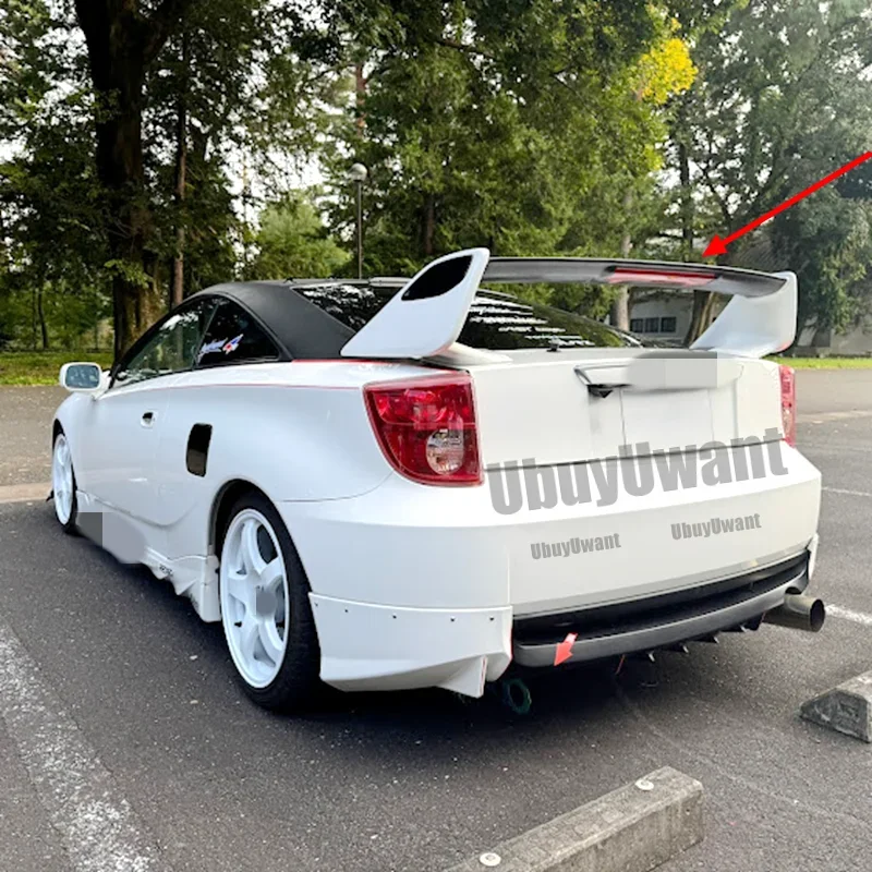 Für TOYOTA CELICA Heckkofferraumspoiler 2000–2005 mit LED-Leuchten, hochwertiger ABS-Kunststoff, Auto-Spoiler, Kofferraum, Kofferraum, Flügelspoiler