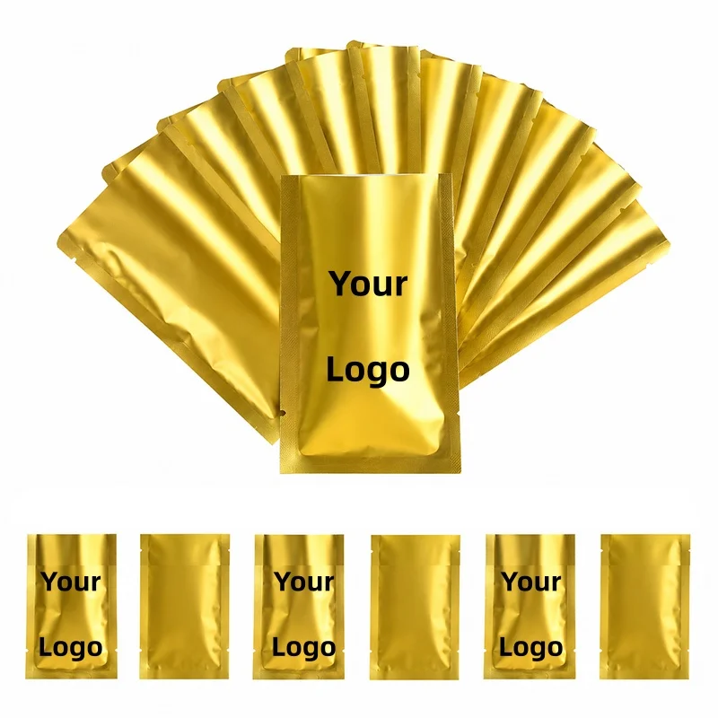 open-top-matte-gold-aluminum-foil-pouchesheat-sealable-diy-custom-logo-for-herbal-powdersnackcoffeechocolateteagift-storag