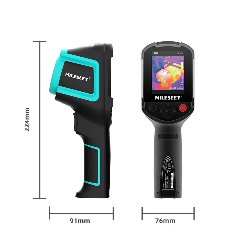 MiLESEEY TR10 Handheld Infrared Thermal Imager 192x192 Thermal Image 50mk Sensitivity 240x240 Display Resolution 6 Color 6