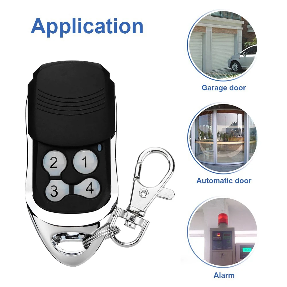 433MHz Remote Control Electric Garage Door Gate Opener Remote Control Duplicator Universal Copy Universal 433.92 MHz Transmitter