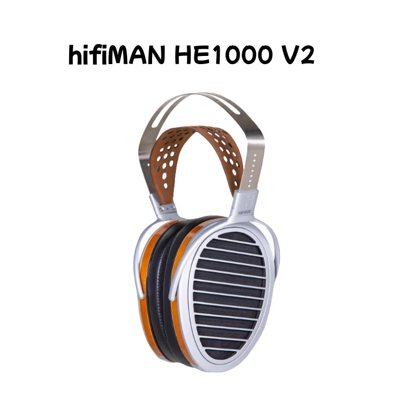 New hifi MAN HE1000 V2 Upgraded Flat Diaphragm Music Earphones Flat diaphragm headset with invisible magnet and wired monitoring