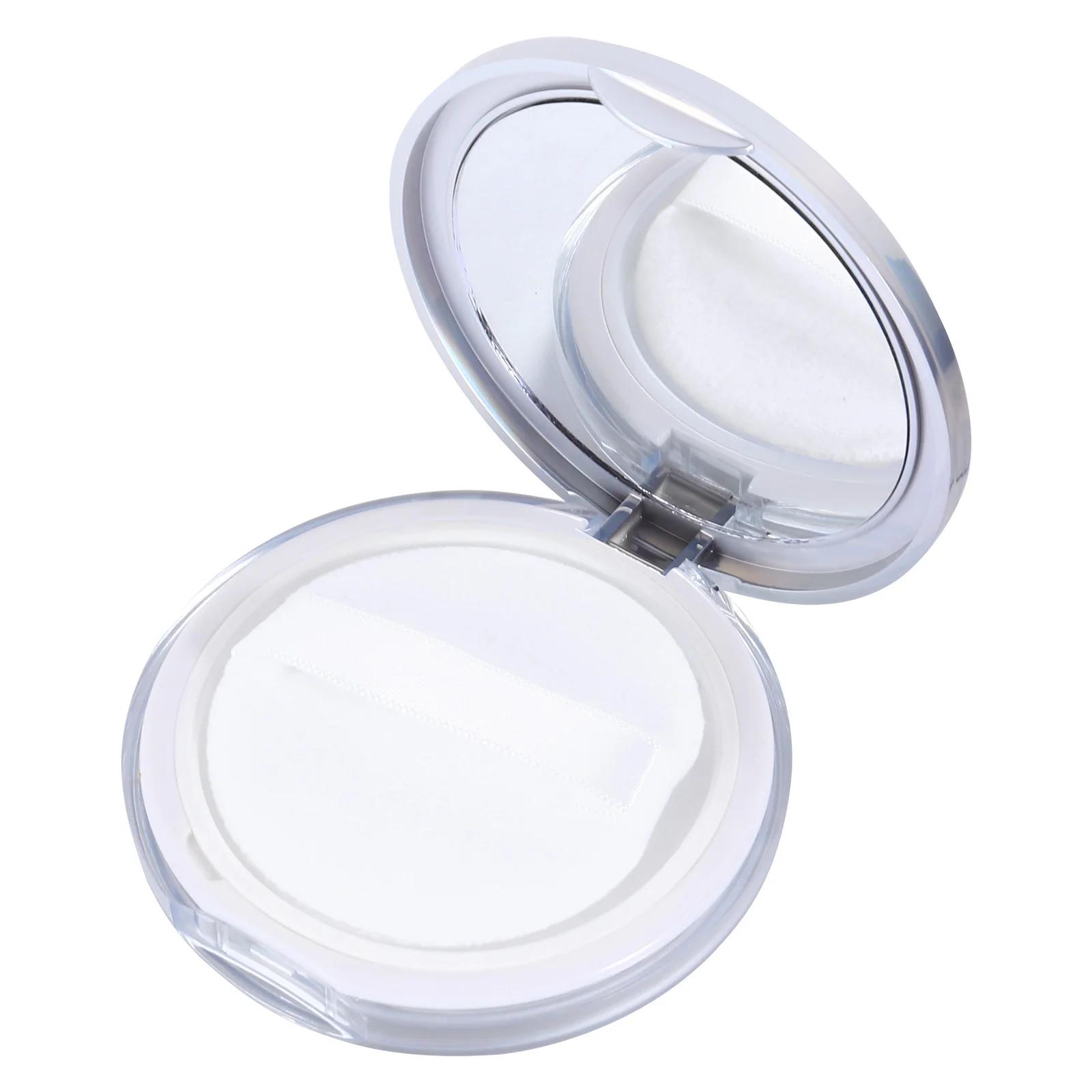 

2 Pcs Loose Powder Box Sunscreen for Face Makeup Case Empty 5g Plastic Container Women's Travel